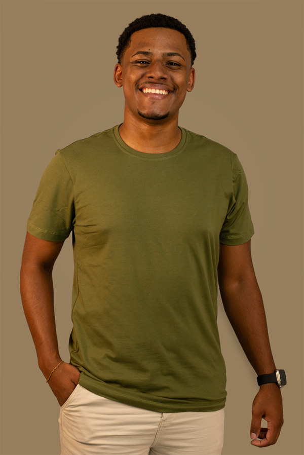Camiseta de Algodão Egípcio - Gola C - Manga Curta - Image 6