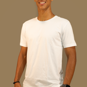 Camiseta de Algodão Egípcio - Gola C - Manga Curta