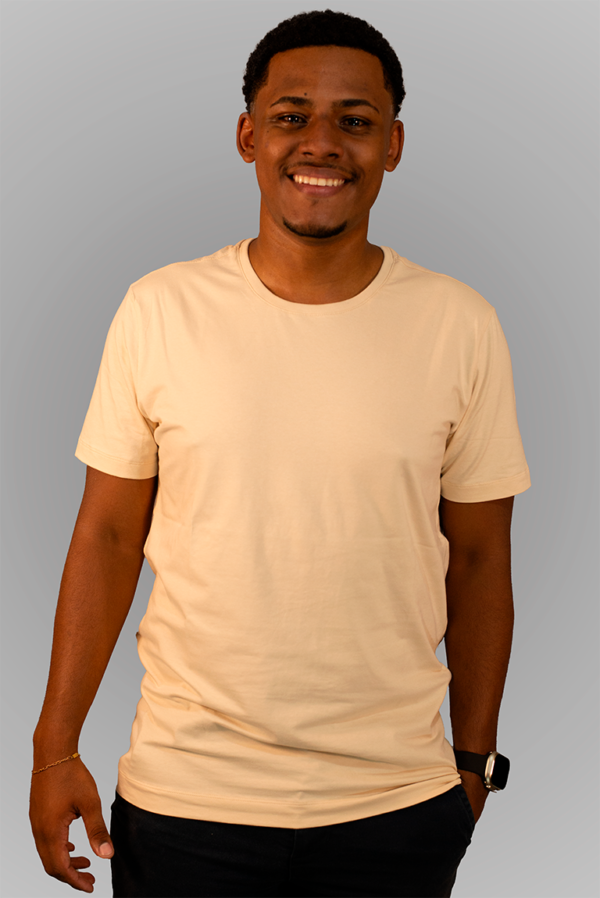 Camiseta de Algodão Egípcio - Gola C - Manga Curta - Image 4